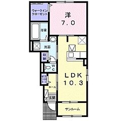 物件の間取り