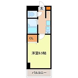 ルポ小郡駅前 1Kの間取図画像