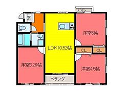 物件の間取り