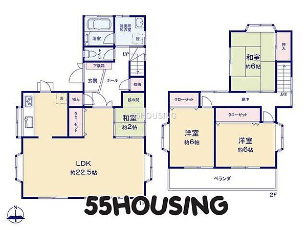間取りを拡大表示