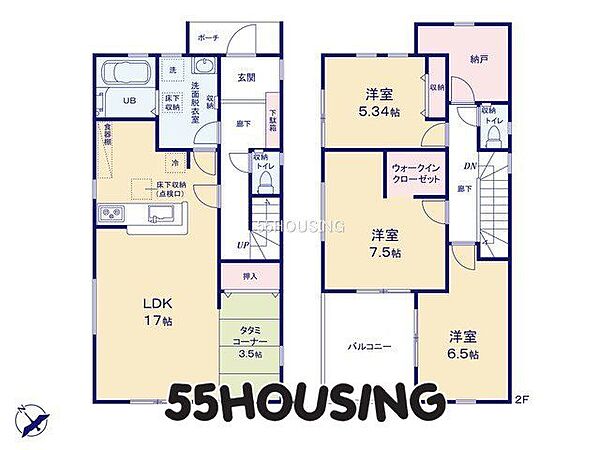 間取りを拡大表示