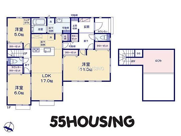 間取りを拡大表示