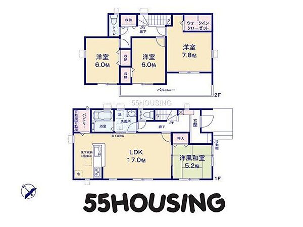 間取りを拡大表示