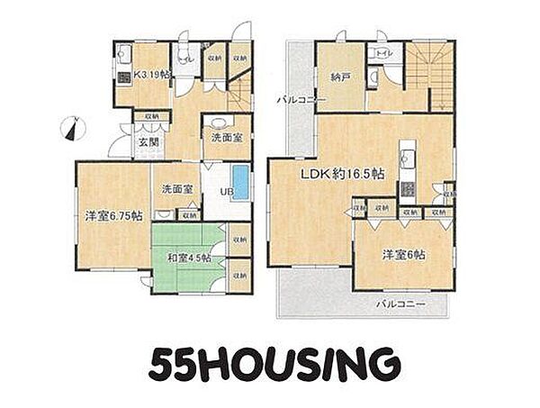 間取りを拡大表示