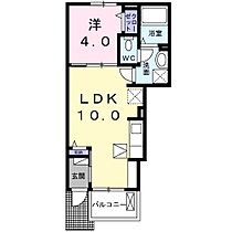 ソレイユ 104 ｜ 佐賀県鳥栖市宿町1100番地4（賃貸アパート1LDK・1階・32.44㎡） その2