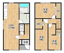 NID 3LDKの間取図画像