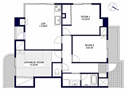 ボワシャトレ1 3LDKの間取図画像