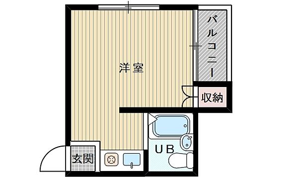 青山ハイツ淡路 ｜大阪府大阪市東淀川区淡路4丁目(賃貸マンション1R・3階・18.00㎡)の写真 その4