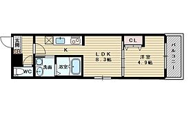 フジパレス上新庄駅北1番館  ｜ 大阪府大阪市東淀川区小松2丁目13-6（賃貸アパート1LDK・1階・32.10㎡） その2