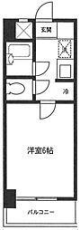 パルティール田代 1Kの間取図画像