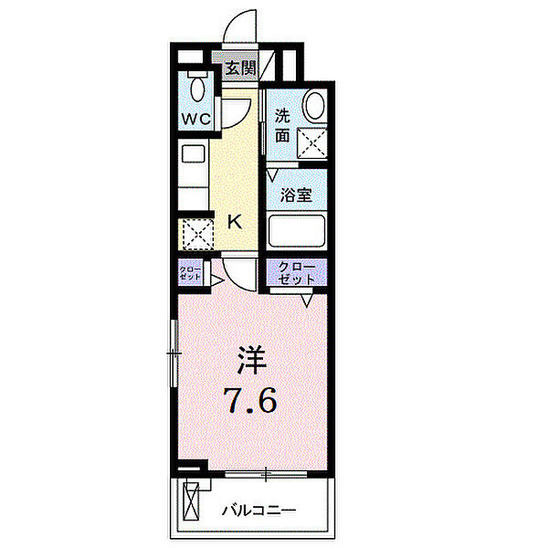 ラフィナート　ソレイユ 203｜大阪府枚方市招提元町1丁目(賃貸アパート1K・2階・27.02㎡)の写真 その2