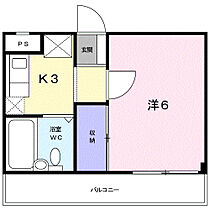 バイオレット輝 306 ｜ 大阪府大阪狭山市茱萸木6丁目229番地1（賃貸マンション1K・3階・19.87㎡） その2