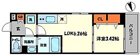 FDS AERAS VIM  ｜ 大阪府大阪市住之江区西住之江2丁目（賃貸マンション1LDK・2階・25.27㎡） その2