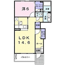 グランモデッサＡ 103 ｜ 大阪府大阪狭山市茱萸木4丁目286番地1（賃貸アパート1LDK・1階・52.01㎡） その2