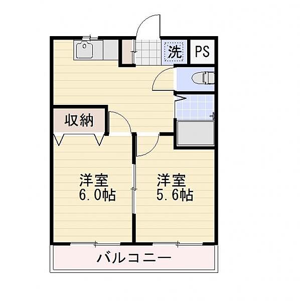 長野県長野市大字川合新田(賃貸アパート2K・1階・34.65㎡)の写真 その3