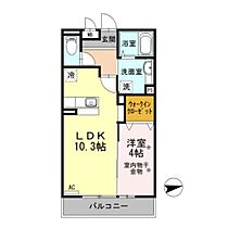 フローラ稲葉  ｜ 長野県長野市大字稲葉（賃貸アパート1LDK・3階・37.09㎡） その2