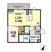 グランスクエアIV番館  ｜ 長野県長野市大字鶴賀田町（賃貸アパート1LDK・2階・30.29㎡） その2