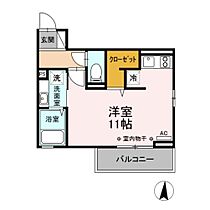 グランスクエアI番館  ｜ 長野県長野市大字鶴賀田町（賃貸アパート1R・1階・30.59㎡） その2