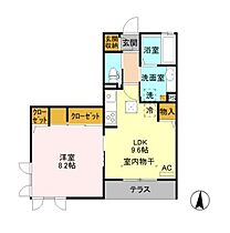 グレイスステージ稲葉  ｜ 長野県長野市大字稲葉（賃貸アパート1LDK・1階・43.77㎡） その2