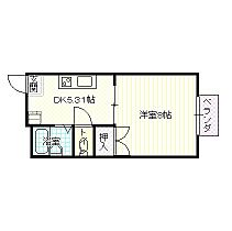 長野県長野市青木島町青木島乙（賃貸アパート1DK・2階・26.96㎡） その2