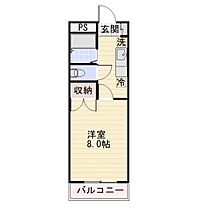 長野県長野市若里1丁目（賃貸マンション1K・4階・25.50㎡） その2