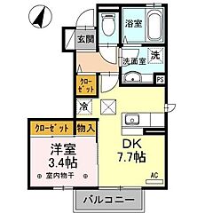 物件の間取り