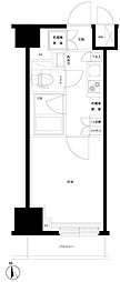 ルーブル羽田西 1Kの間取図画像