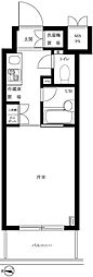 ルーブル蒲田壱番館 1Kの間取図画像