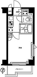 ルーブル住吉 1Kの間取図画像