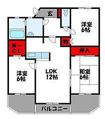 物件の間取り