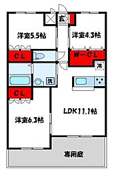 グランドハイム福津 1階
