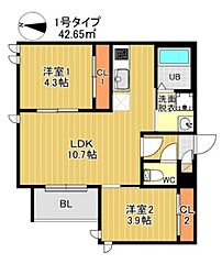 物件の間取り