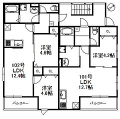 物件の間取り