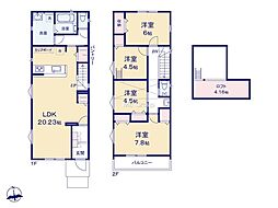町田市相原町 新築未入居戸建 全12棟 3号棟
