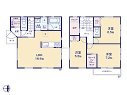 座間市入谷東4丁目　新築未入居戸建　全2棟　B号棟