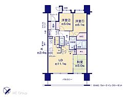 間取図画像 3LDK