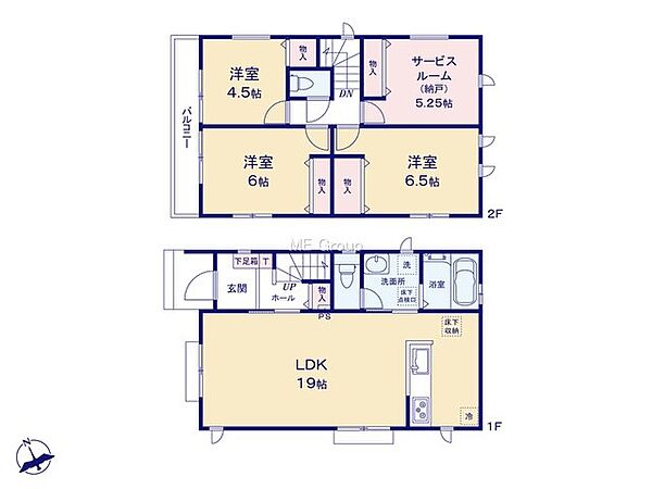 間取りを拡大表示