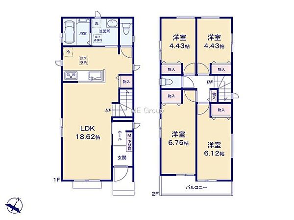 間取りを拡大表示