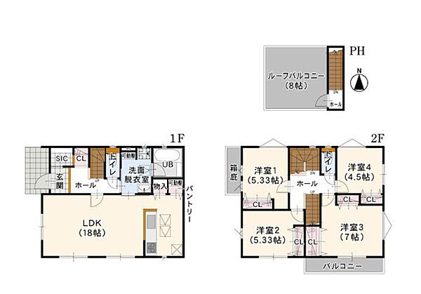 間取りを拡大表示