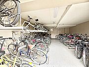 ■きちんと整備された駐輪場で、自転車の保管も安心です