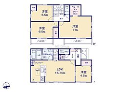 八王子市上壱分方町第18　新築戸建　全8棟　5号棟