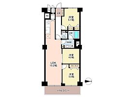 メゾンドール新多摩川 3LDKの間取図画像