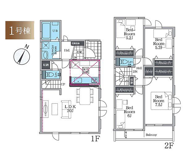 間取りを拡大表示