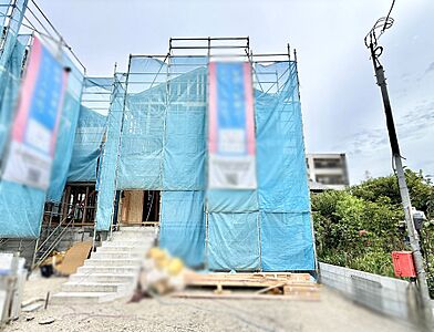 外観:2号棟 ■家族みんなが笑顔で過ごせる、安心感のある住まい 外観:2号棟 ■家族みんなが笑顔で過ごせる、安心感のある住まい