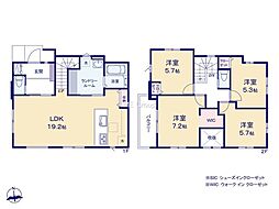 相模原市南区上鶴間本町8丁目7期 新築戸建 全4棟 3号棟