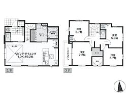 相模原市南区上鶴間本町8丁目7期 新築戸建 全4棟 3号棟