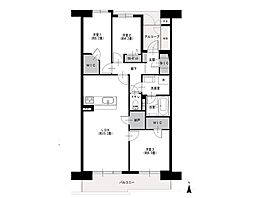 パークサイド光が丘3-3-8 3SLDKの間取図画像