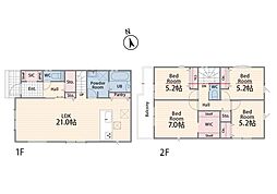 八王子市上柚木3期 新築戸建 全3棟 3号棟