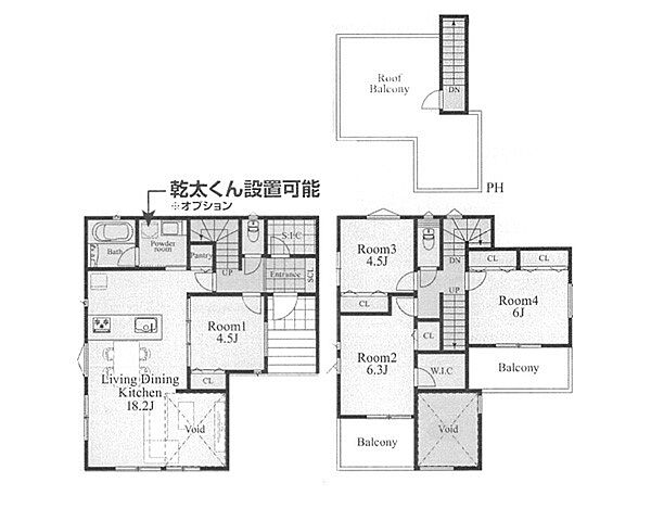 間取りを拡大表示