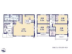 日野市平山2丁目7期 新築戸建 全1棟 1号棟